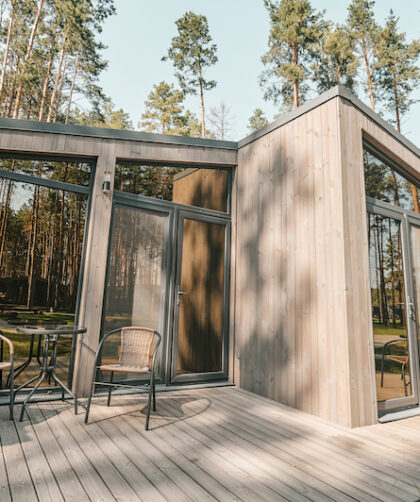 Fritidshus i naturen