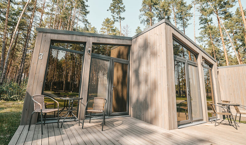 Fritidshus i naturen